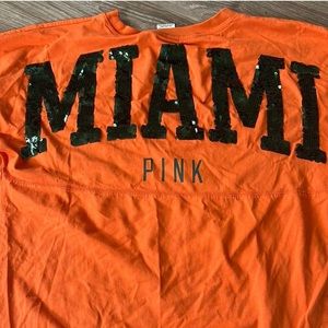 PINK Victoria’s Secret oversized long sleeve shirt